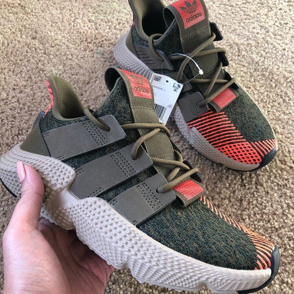 adidas prophere olive solar red